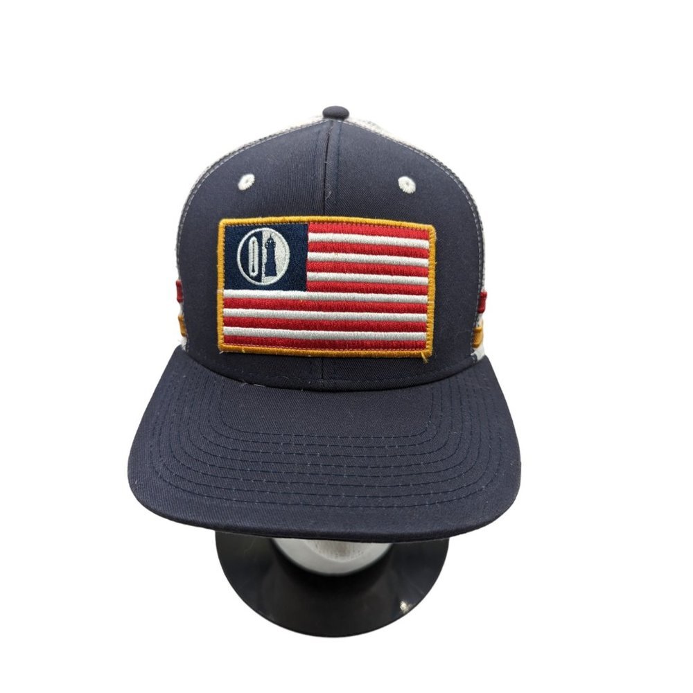 Pukka High Crown 6 Panel Structured Twill & Sew Stripes Baseball Snapback Hat